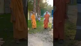 💛 Е.С. Бхакти Вигьяна Госвами махарадж приехал в Литву. Монастырь Святого Имени. 2023.08.17