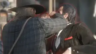 arthur and dutch have a friendly conversation