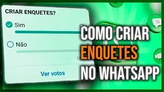 Como criar ENQUETE no WHATSAPP: Passo a Passo