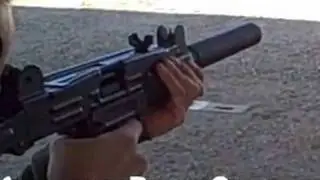 Shooting a Suppressed UZI 9mm