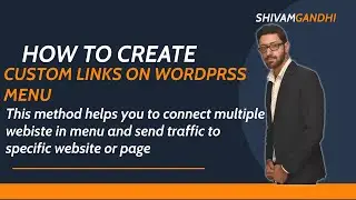 how to create custom link menu in wordpress