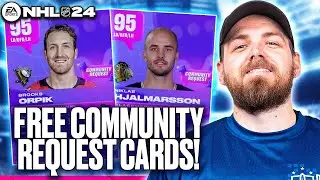 HOW TO GET THE FREE COMMUNITY REQUEST CARDS! | NHL 24 HUT