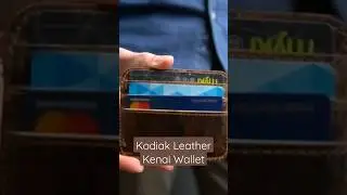 Kodiak Leather Kenai Minimalist Wallet Details (Rugged EDC) 