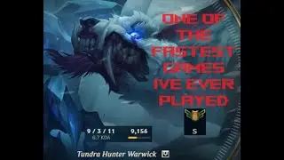 ONE OF THE FASTEST GAMES OF ARAM IVE EVER PLAYED
