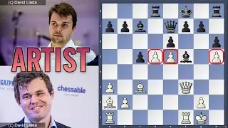 Carlsen the Artist | Magnus Carlsen vs Vladimir Fedoseev | Fide World Cup 2021