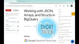 Working with JSON, Arrays, and Structs in BigQuery || 