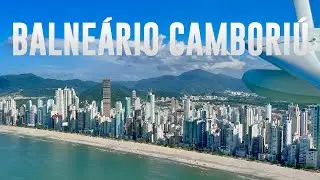 Voando sobre Balneário Camboriú em Santa Catarina - Passeios e Praias