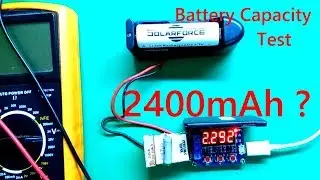 Testing the Battery Capacity of Solarforce li-ion 18650 with the ZB2L3 module