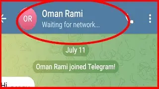 How To Fix Telegram Waiting For Network Problem Solve 💯