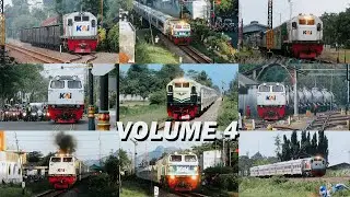 DOKUMENTASI KERETA API INDONESIA VOL.4 - Indonesia Railway Documentary Video Compilation Vol .4