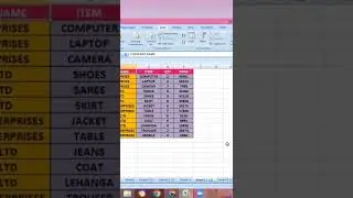 Just one click company wise data auto sum 😱🔥 #shorts #excel