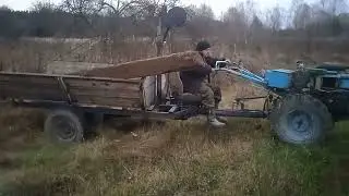 Мотоблок 4х4 испытание.