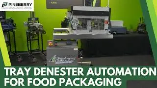 Automated Tray Denester for Food Packaging and Picking Fulfillment Lines