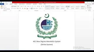HEC Degree attestation Part 1