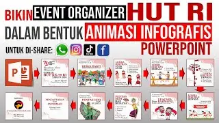 Membuat Event Organizer HUT RI dalam Bentuk Animasi Infografis