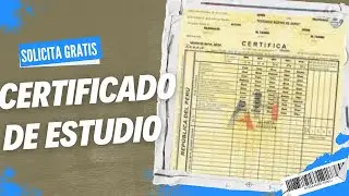 Como Solicitar CERTIFICADO  DE ESTUDIOS Por INTERNET
