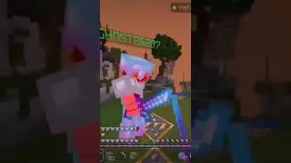 Ever wondered what pvp with 300+ ping looks like? 🏓 #minecraft #skywars #hive