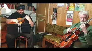 Blue Bossa (K. Dorham) played by Bert Enkel & Thomas Görres. A Samba Study.