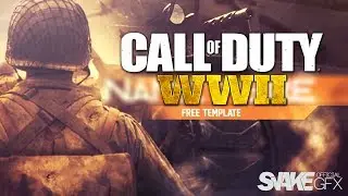 COD WWII | FREE TWITTER BANNER TEMPLATE | GFX