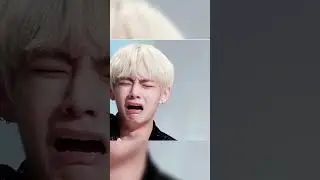 V... fake cry😂💜funny edit 😁#bts #shorts