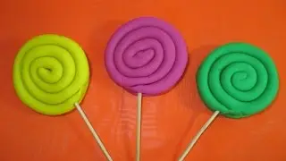 Lollipop Play-Doh Surprise Eggs Леденцы Плей-До с сюрпризами распаковка
