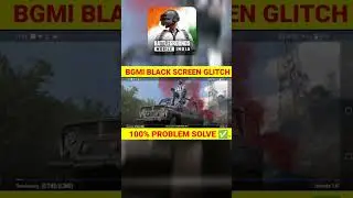 BGMI BLACK SCREEN PROBLEM SOLVE ✅