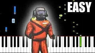 Intro Company Speech - EASY Piano Tutorial - Lethal Company