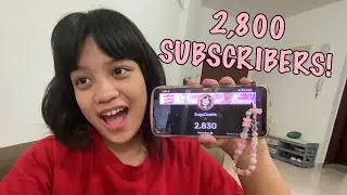 I HIT 2,800 SUBSCRIBERS! 💕 | SugaCookie