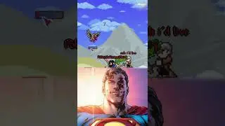 Terrarian's save man from vulture!