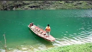 The most beautiful river in Vietnam. Nho Que river. Ha Giang Vietnam Travel