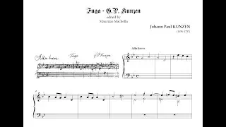 Johann Paul Kunzen (1696-1757): Fuga (g-moll)