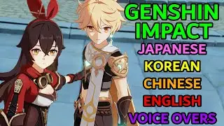 Genshin Impact Prologue in Various Languages - Japanese - Korean - English - Chinese