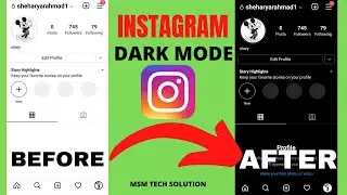 HOW TO ENABLE INSTAGRAM DARK MODE IN 2021 ~ Instagram Dark Mode~