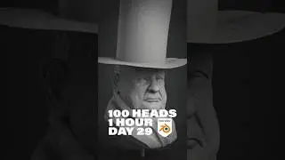 Sculpting 100 Heads in 1 Hour – Day 29  