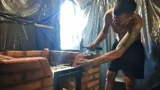 Делаем арку на печи продолжение 5 часть