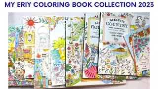 My Coloring Book Collection 2023 Ep. 4 | All my ERIY coloring books!