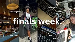 STUDY VLOG📚 || A PRODUCTIVE finals week, How I balance life and school, York university, Senior year