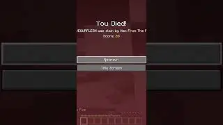 The Man From The Fog Encounter... (Modded Minecraft) #shorts