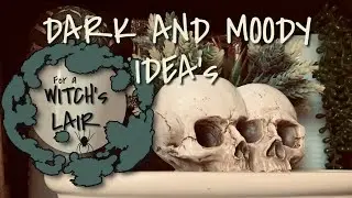 Turning a corner of my office into a cozy, dark acedemia inspired witch's lair on a budget