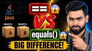What is the Difference Between equals() & == in Java | Java Interview Question Explained  