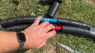 DIY Boiler underground line