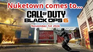 Nuketown Call Of Duty Black Ops 6. 1st November 2024