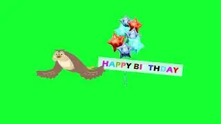 Happy Birthday Copyright Free Green Screen/Croma Key