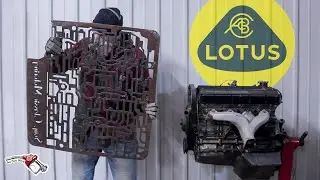 Using a gearbox to blast car parts | Timelapse