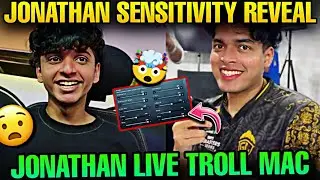 🚨 JONATHAN SENSITIVITY REVEAL 🤯 || JONATHAN LIVE TROLL MAC 😱 || 