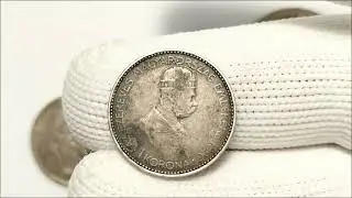 [4/6] Srebrne monety Austro-Węgierskie z Franciszkiem Józefem I. 1 i 2 korony Węgry.