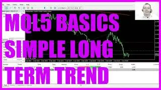 LEARN MQL5 TUTORIAL BASICS - 128 SIMPLE LONG TERM TREND