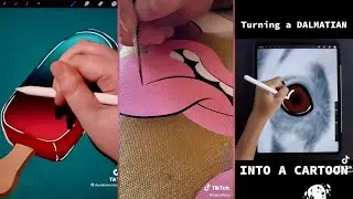Satisfying ART compilation || relaxing painting