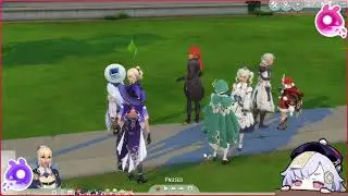 Genshin Impacts Sims 4 is back! + Albedo added! (full stream)