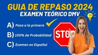 EXAMEN TEORICO DE MANEJO 2024 | GUIA DE ESTUDIO  EN ESPANOL